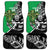 New Zealand and Ireland Rugby Custom Car Mats Maori Tiki Fern Irish Celtic Cross - Polynesian Pride