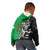 New Zealand and Ireland Rugby Custom Kid Hoodie Maori Tiki Fern Irish Celtic Cross - Polynesian Pride