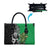 New Zealand and Ireland Rugby Custom Leather Bag Maori Tiki Fern Irish Celtic Cross - Polynesian Pride
