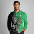 New Zealand and Ireland Rugby Custom Long Sleeve Polo Shirt Maori Tiki Fern Irish Celtic Cross - Polynesian Pride