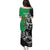 New Zealand and Ireland Rugby Custom Puletasi Maori Tiki Fern Irish Celtic Cross - Polynesian Pride