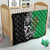 New Zealand and Ireland Rugby Custom Quilt Maori Tiki Fern Irish Celtic Cross - Polynesian Pride