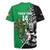 New Zealand and Ireland Rugby Custom Rugby Jersey Maori Tiki Fern Irish Celtic Cross - Polynesian Pride