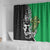 New Zealand and Ireland Rugby Custom Shower Curtain Maori Tiki Fern Irish Celtic Cross - Polynesian Pride