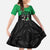 New Zealand and Ireland Rugby Custom Family Matching Mermaid Dress and Hawaiian Shirt Chicago 2025 Go All Black Shamrocks - Polynesian Pride