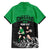 New Zealand and Ireland Rugby Custom Family Matching Summer Maxi Dress and Hawaiian Shirt Chicago 2025 Go All Black Shamrocks - Polynesian Pride