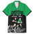 New Zealand and Ireland Rugby Custom Hawaiian Shirt Chicago 2025 Go All Black Shamrocks - Polynesian Pride