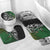 New Zealand and South Africa Rugby Custom Bathroom Set Maori Tiki Fern Springboks Kente Pattern - Polynesian Pride