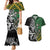 New Zealand and South Africa Rugby Custom Couples Matching Mermaid Dress and Hawaiian Shirt Maori Tiki Fern Springboks Kente Pattern - Polynesian Pride