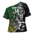 New Zealand and South Africa Rugby Custom Cross Shoulder Shirt Maori Tiki Fern Springboks Kente Pattern - Polynesian Pride