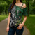 New Zealand and South Africa Rugby Custom Cross Shoulder Shirt Maori Tiki Fern Springboks Kente Pattern - Polynesian Pride