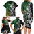 New Zealand and South Africa Rugby Custom Family Matching Long Sleeve Bodycon Dress and Hawaiian Shirt Maori Tiki Fern Springboks Kente Pattern - Polynesian Pride