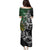New Zealand and South Africa Rugby Custom Family Matching Puletasi and Hawaiian Shirt Maori Tiki Fern Springboks Kente Pattern - Polynesian Pride