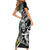 New Zealand and South Africa Rugby Custom Family Matching Short Sleeve Bodycon Dress and Hawaiian Shirt Maori Tiki Fern Springboks Kente Pattern - Polynesian Pride