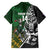 New Zealand and South Africa Rugby Custom Family Matching Summer Maxi Dress and Hawaiian Shirt Maori Tiki Fern Springboks Kente Pattern - Polynesian Pride