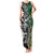 New Zealand and South Africa Rugby Custom Family Matching Tank Maxi Dress and Hawaiian Shirt Maori Tiki Fern Springboks Kente Pattern - Polynesian Pride