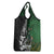 New Zealand and South Africa Rugby Custom Grocery Bag Maori Tiki Fern Springboks Kente Pattern - Polynesian Pride