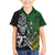 New Zealand and South Africa Rugby Custom Kid Hawaiian Shirt Maori Tiki Fern Springboks Kente Pattern - Polynesian Pride