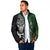 New Zealand and South Africa Rugby Custom Padded Jacket Maori Tiki Fern Springboks Kente Pattern - Polynesian Pride