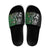 New Zealand and South Africa Rugby Custom Slide Sandals Maori Tiki Fern Springboks Kente Pattern - Polynesian Pride