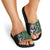 New Zealand and South Africa Rugby Custom Slide Sandals Maori Tiki Fern Springboks Kente Pattern - Polynesian Pride