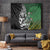 New Zealand and South Africa Rugby Custom Tapestry Maori Tiki Fern Springboks Kente Pattern - Polynesian Pride