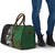 New Zealand and South Africa Rugby Custom Travel Bag Maori Tiki Fern Springboks Kente Pattern - Polynesian Pride