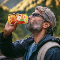 Aloha Hawaii Christmas 4 in 1 Can Cooler Tumbler Mele Kalikimaka Funny Santa Palaka Quilt Motifs - Polynesian Pride