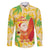 Aloha Hawaii Christmas Family Matching Off Shoulder Maxi Dress and Hawaiian Shirt Mele Kalikimaka Funny Santa Palaka Quilt Motifs - Polynesian Pride