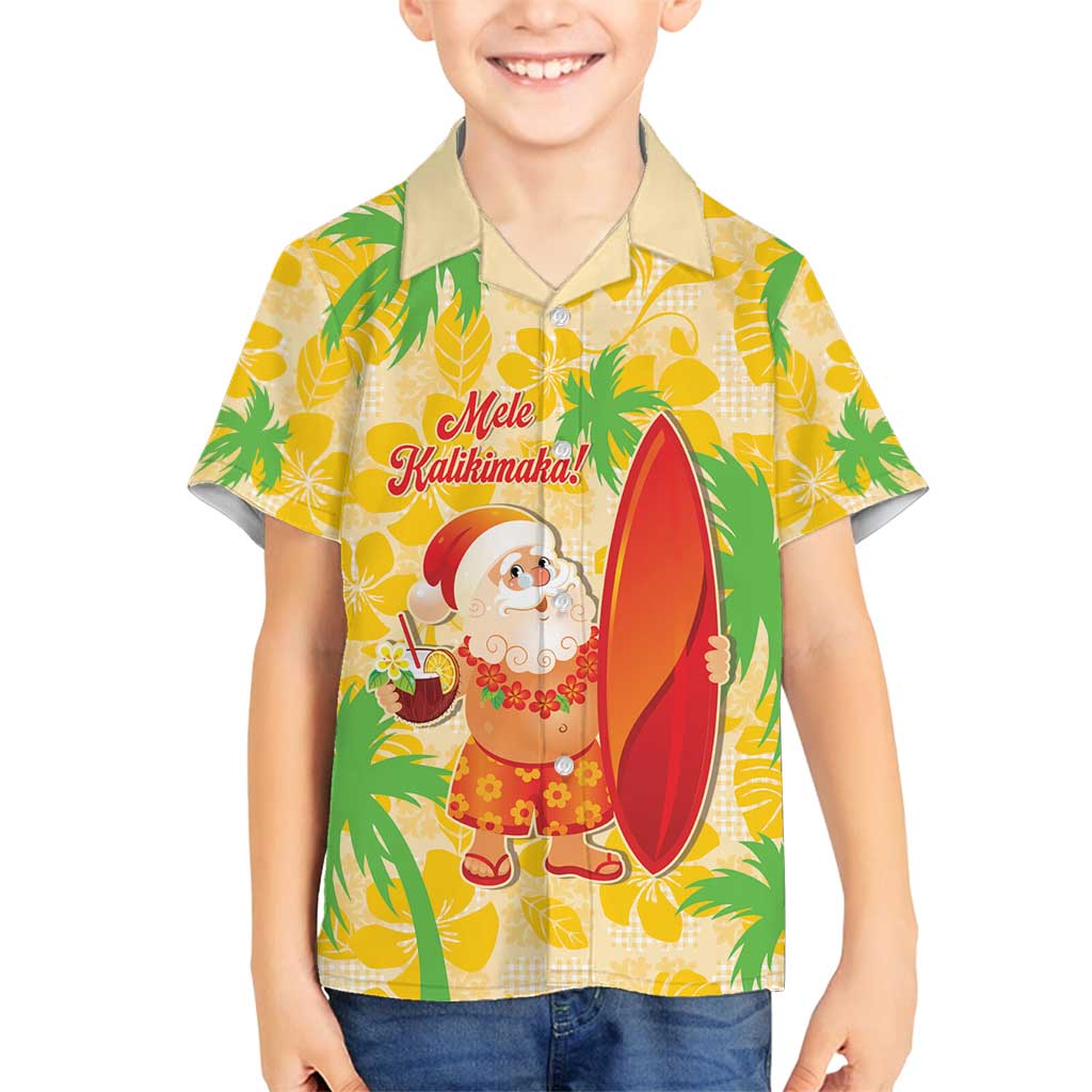 Aloha Hawaii Christmas Family Matching Off Shoulder Short Dress and Hawaiian Shirt Mele Kalikimaka Funny Santa Palaka Quilt Motifs - Polynesian Pride