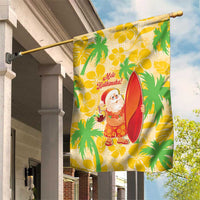 Aloha Hawaii Christmas Garden Flag Mele Kalikimaka Funny Santa Palaka Quilt Motifs - Polynesian Pride