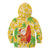 Aloha Hawaii Christmas Kid Hoodie Mele Kalikimaka Funny Santa Palaka Quilt Motifs - Polynesian Pride