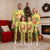 Aloha Hawaii Christmas Pajama Set Mele Kalikimaka Funny Santa Palaka Quilt Motifs - Polynesian Pride