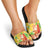 Aloha Hawaii Christmas Slide Sandals Mele Kalikimaka Funny Santa Palaka Quilt Motifs - Polynesian Pride