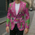 Aloha Hawaii Christmas Blazer Mele Kalikimaka Chill Flamingo Palaka Quilt Motifs - Polynesian Pride