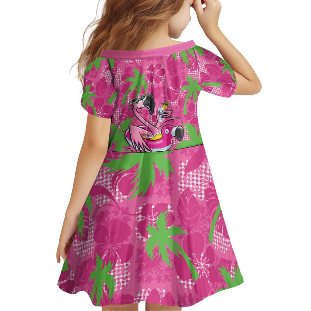 Aloha Hawaii Christmas Family Matching Puletasi and Hawaiian Shirt Mele Kalikimaka Chill Flamingo Palaka Quilt Motifs - Polynesian Pride