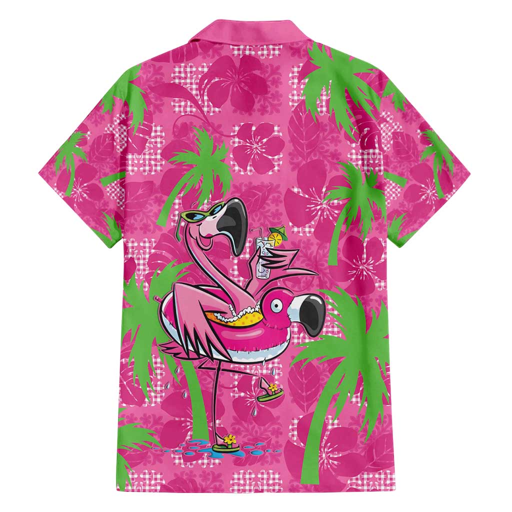 Aloha Hawaii Christmas Family Matching Puletasi and Hawaiian Shirt Mele Kalikimaka Chill Flamingo Palaka Quilt Motifs - Polynesian Pride