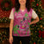 Aloha Hawaii Christmas Knitted V-Neck Vest Mele Kalikimaka Chill Flamingo Palaka Quilt Motifs - Polynesian Pride