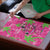 Aloha Hawaii Christmas Puzzle Mele Kalikimaka Chill Flamingo Palaka Quilt Motifs - Polynesian Pride