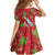 Aloha Hawaii Christmas Family Matching Long Sleeve Bodycon Dress and Hawaiian Shirt Mele Kalikimaka Windsurfing Santa Palaka Quilt Motifs - Polynesian Pride