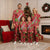 Aloha Hawaii Christmas Pajama Set Mele Kalikimaka Windsurfing Santa Palaka Quilt Motifs - Polynesian Pride