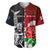 New Zealand And England Rugby Baseball Jersey 2023 World Cup All Black Combine Red Roses LT14 Black - Polynesian Pride