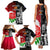 New Zealand And England Rugby Family Matching Tank Maxi Dress and Hawaiian Shirt 2023 World Cup All Black Combine Red Roses LT14 - Polynesian Pride