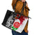 New Zealand And England Rugby Leather Tote Bag 2023 World Cup All Black Combine Red Roses LT14 - Polynesian Pride