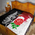 New Zealand And England Rugby Quilt 2023 World Cup All Black Combine Red Roses LT14 - Polynesian Pride