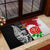 New Zealand And England Rugby Rubber Doormat 2023 World Cup All Black Combine Red Roses LT14 - Polynesian Pride