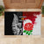 New Zealand And England Rugby Rubber Doormat 2023 World Cup All Black Combine Red Roses LT14 - Polynesian Pride