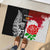 New Zealand And England Rugby Rubber Doormat 2023 World Cup All Black Combine Red Roses LT14 - Polynesian Pride