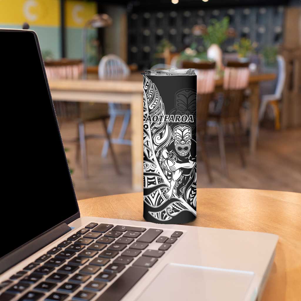 New Zealand And England Rugby Skinny Tumbler World Cup All Black Combine Red Roses