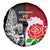 New Zealand And England Rugby Spare Tire Cover 2023 World Cup All Black Combine Red Roses LT14 - Polynesian Pride